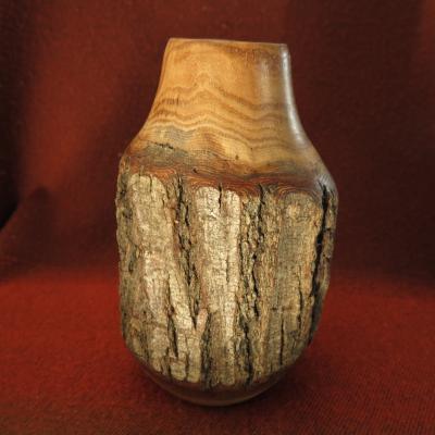 vaso in acacia h 20 cm