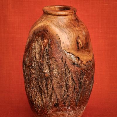 vaso in acacia h 28 cm