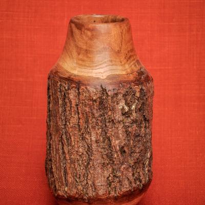 vaso in acacia h 20 cm