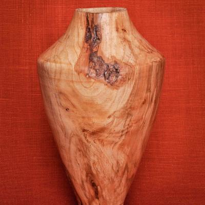 vaso in albicocco h 30 cm lato A